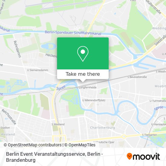 Карта Berlin Event Veranstaltungsservice