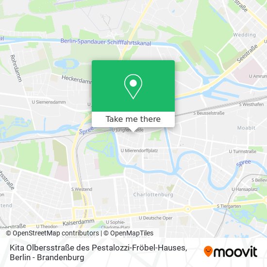 Карта Kita Olbersstraße des Pestalozzi-Fröbel-Hauses