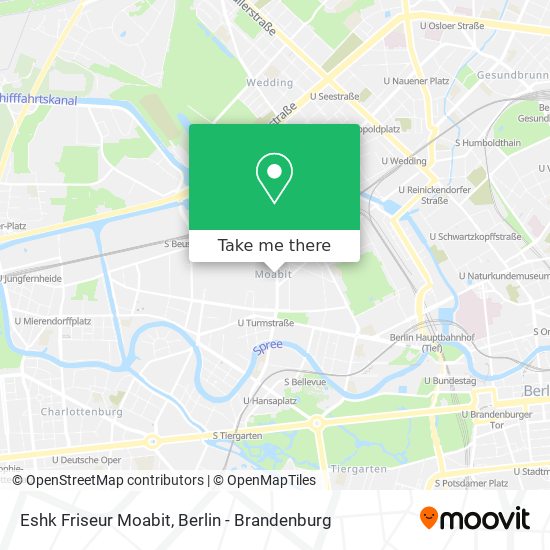 Карта Eshk Friseur Moabit