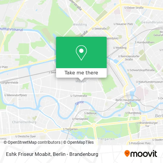 Карта Eshk Friseur Moabit