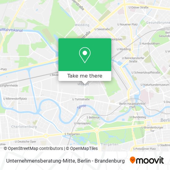 Unternehmensberatung-Mitte map