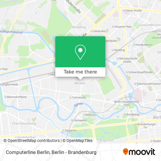 Карта Computerline Berlin