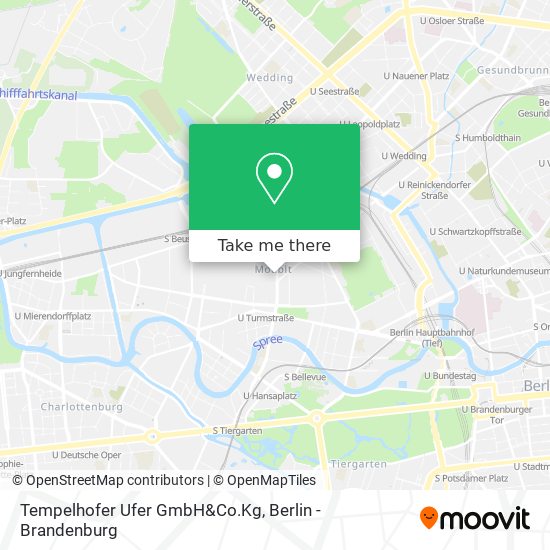 Карта Tempelhofer Ufer GmbH&Co.Kg