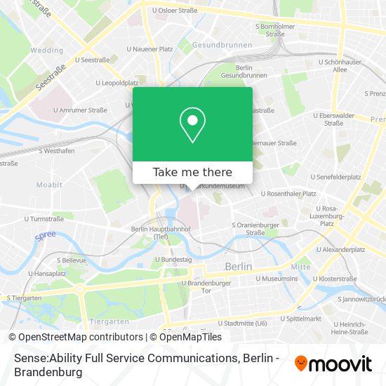 Sense:Ability Full Service Communications map