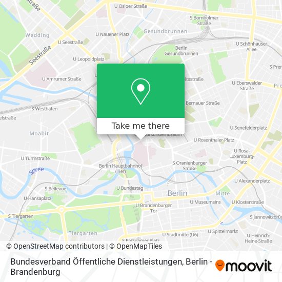 Bundesverband Öffentliche Dienstleistungen map