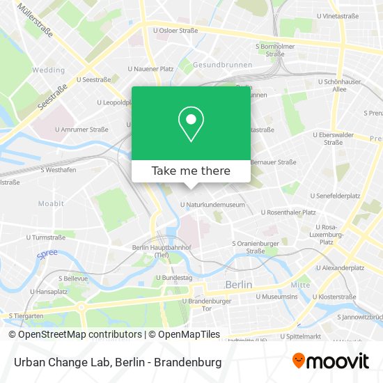 Urban Change Lab map