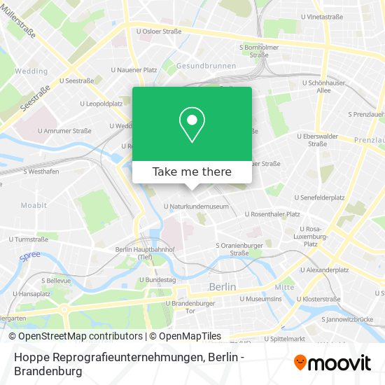 Hoppe Reprografieunternehmungen map