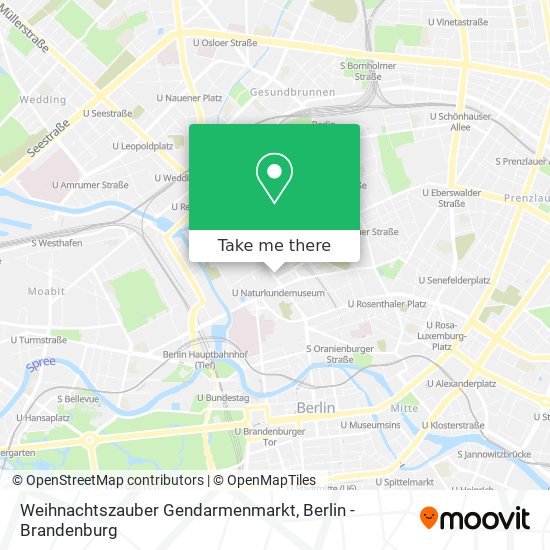 Weihnachtszauber Gendarmenmarkt map