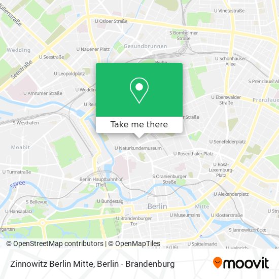 Zinnowitz Berlin Mitte map