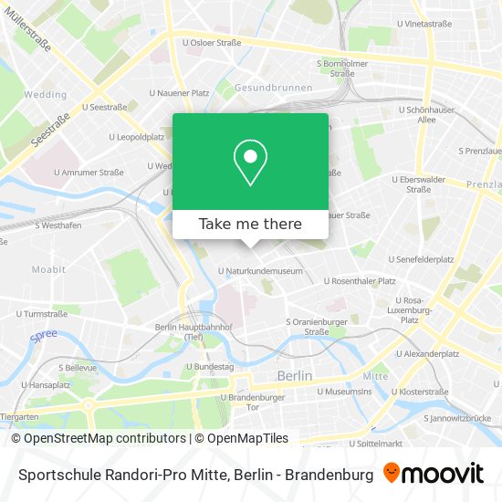 Карта Sportschule Randori-Pro Mitte