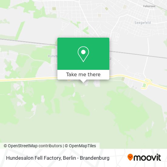 Hundesalon Fell Factory map