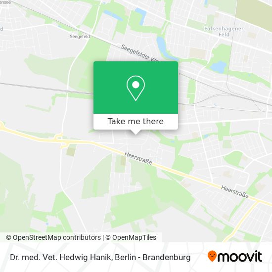 Dr. med. Vet. Hedwig Hanik map