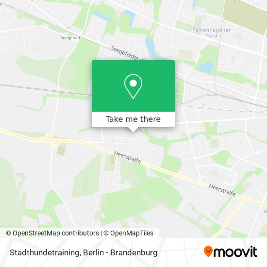 Stadthundetraining map