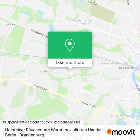 Holsteiner Räucherkate Wurstspezialitäten Handels map