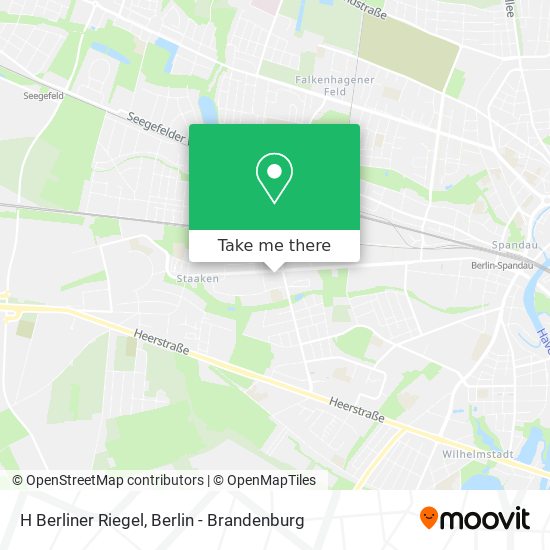 Карта H Berliner Riegel