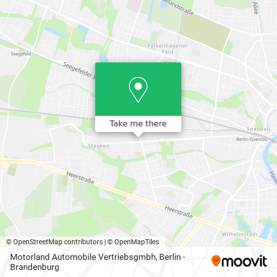 Карта Motorland Automobile Vertriebsgmbh