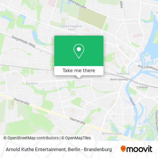 Arnold Kuthe Entertainment map