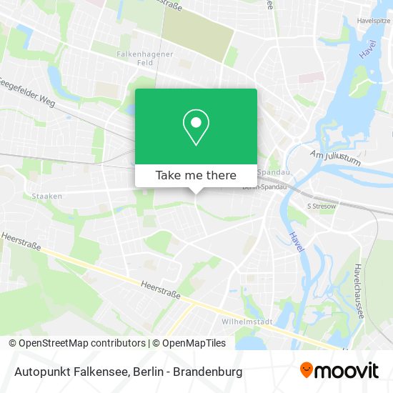 Autopunkt Falkensee map