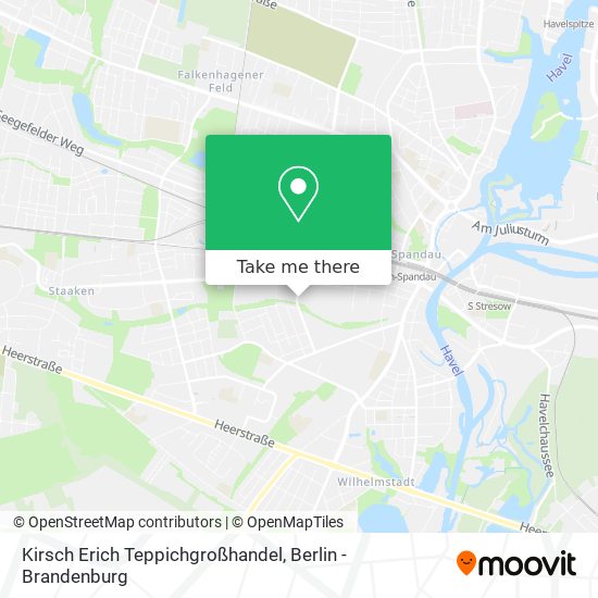 Kirsch Erich Teppichgroßhandel map