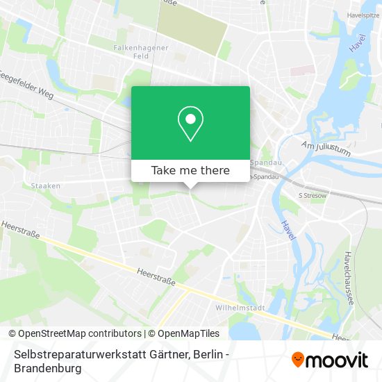 Selbstreparaturwerkstatt Gärtner map