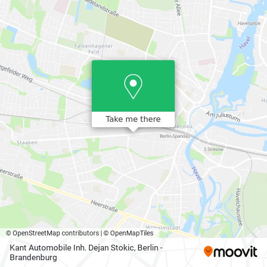 Kant Automobile Inh. Dejan Stokic map