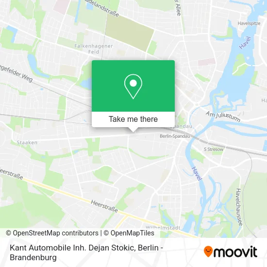 Карта Kant Automobile Inh. Dejan Stokic