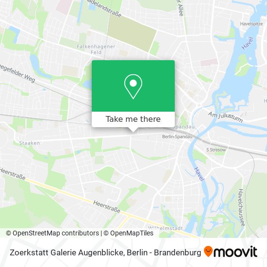 Zoerkstatt Galerie Augenblicke map