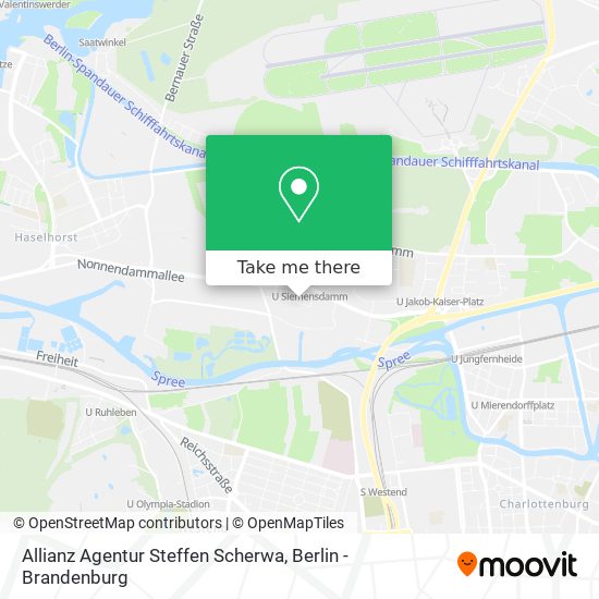 Карта Allianz Agentur Steffen Scherwa