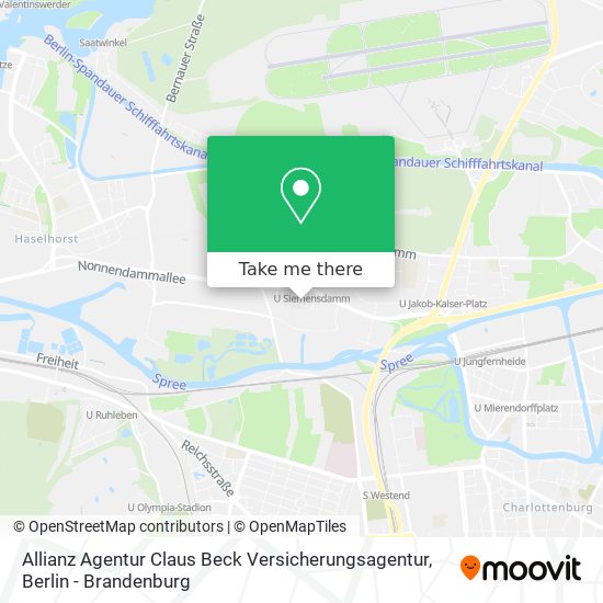 Allianz Agentur Claus Beck Versicherungsagentur map