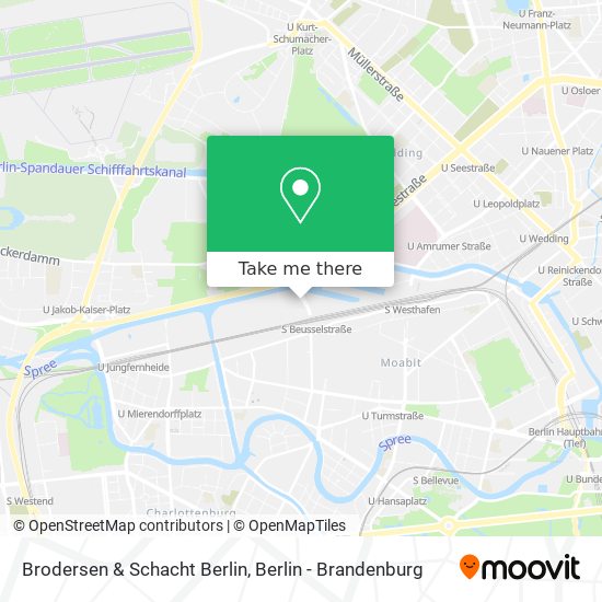 Brodersen & Schacht Berlin map