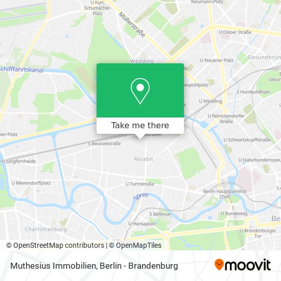 Muthesius Immobilien map