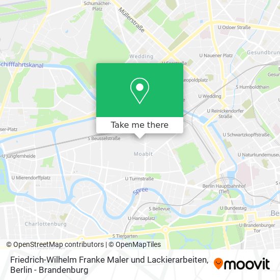 Friedrich-Wilhelm Franke Maler und Lackierarbeiten map