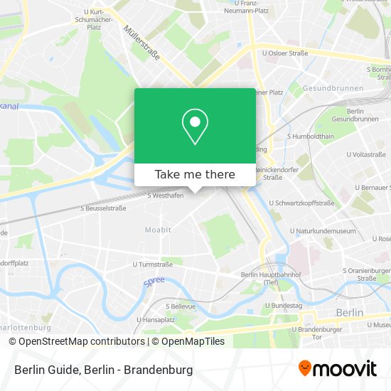 Berlin Guide map