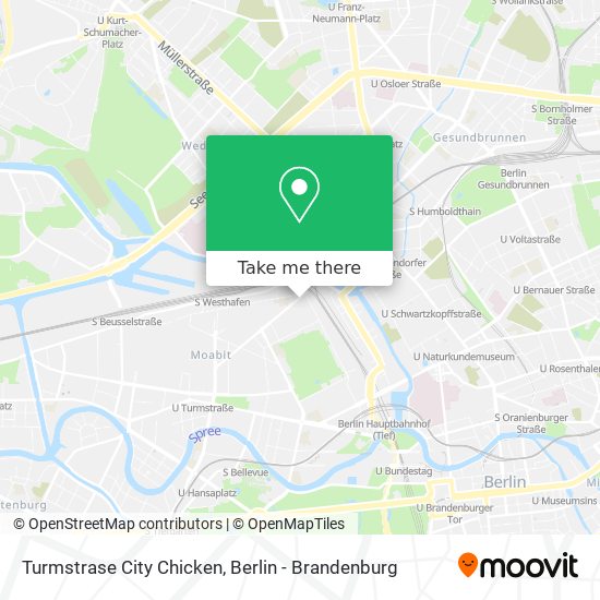 Turmstrase City Chicken map