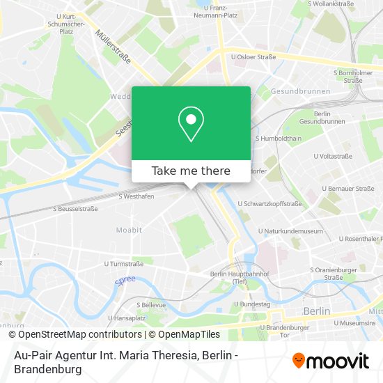 Au-Pair Agentur Int. Maria Theresia map