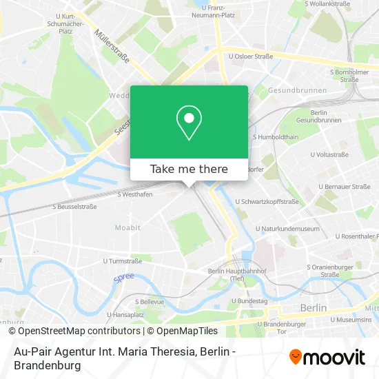 Карта Au-Pair Agentur Int. Maria Theresia
