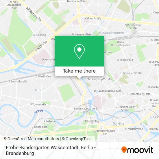 Fröbel-Kindergarten Wasserstadt map
