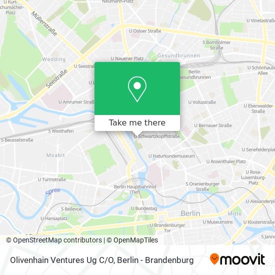 Карта Olivenhain Ventures Ug C/O