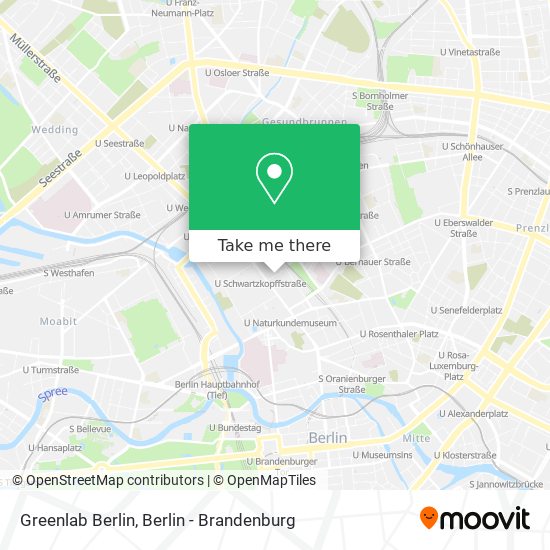 Greenlab Berlin map