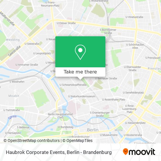 Haubrok Corporate Events map