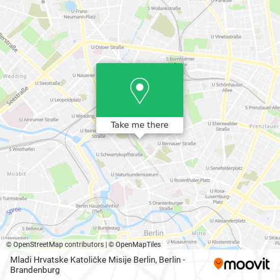 Mladi Hrvatske Katoličke Misije Berlin map