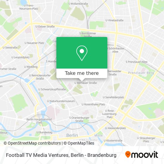 Football TV Media Ventures map