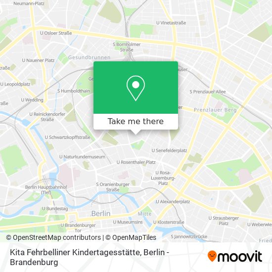 Kita Fehrbelliner Kindertagesstätte map