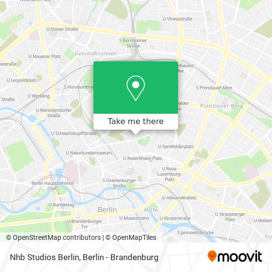 Карта Nhb Studios Berlin