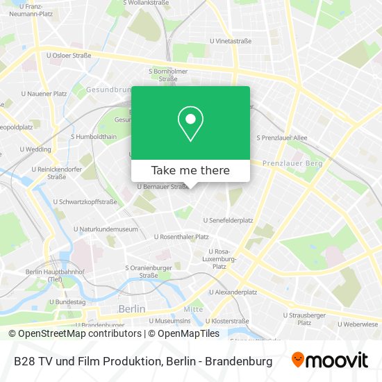 B28 TV und Film Produktion map