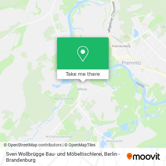 Карта Sven Wollbrügge Bau- und Möbeltischlerei