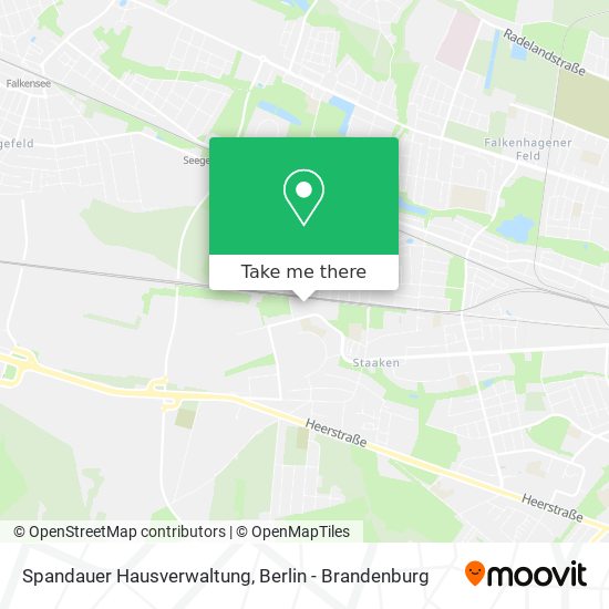Карта Spandauer Hausverwaltung