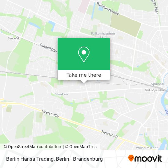 Карта Berlin Hansa Trading