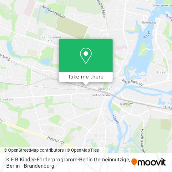 K F B Kinder-Förderprogramm-Berlin Gemeinnützige map