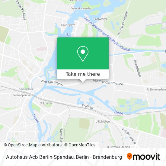 Autohaus Acb Berlin-Spandau map